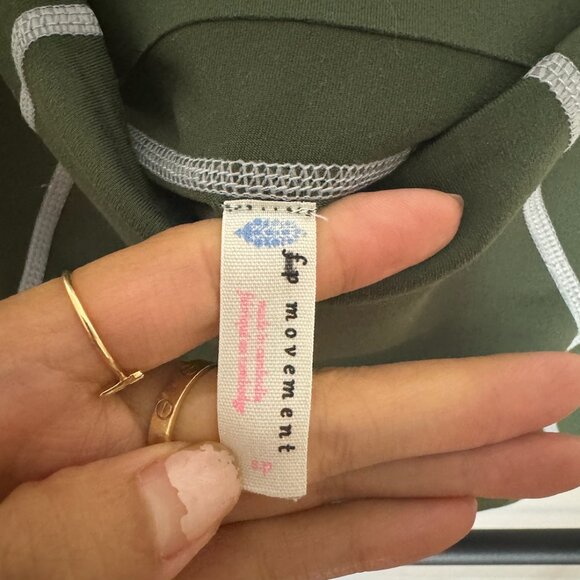 NWOT Free People Movement Youre A Peach Shorty Short Green Size S - Picture 5 of 7